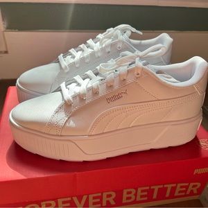 White platform Puma Karmen L Women’s Sneakers US 8.5